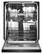 Alt View 1. KitchenAid - 24" Front Control Built-In Dishwasher with Third rack and ProDry System - Juniper.