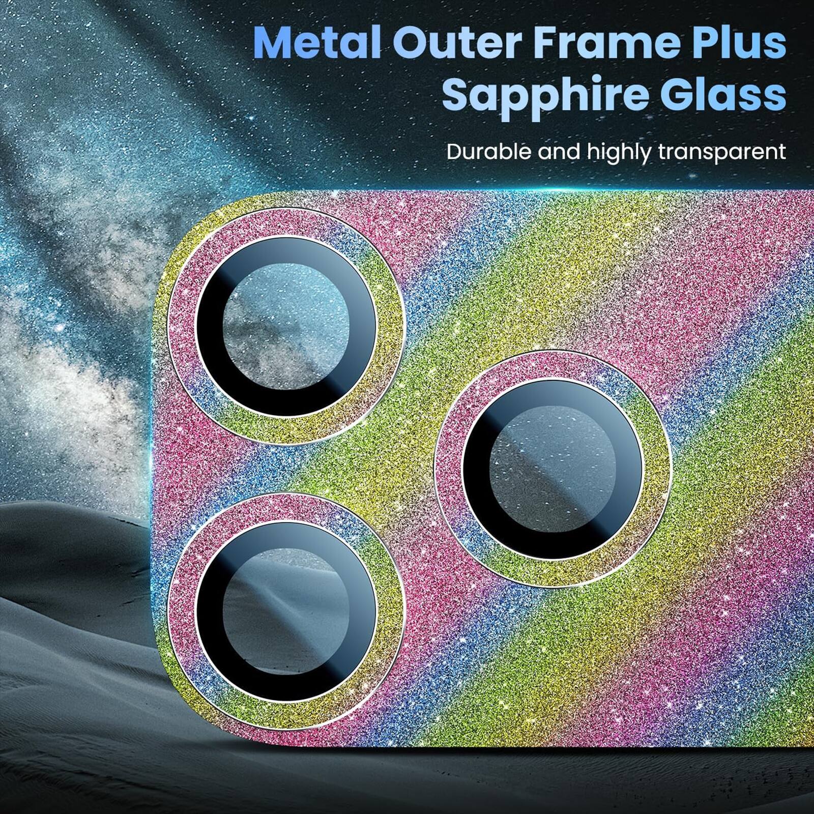 Metal Outer Frame Plus Sapphire Glass  
Durable and highly transparent