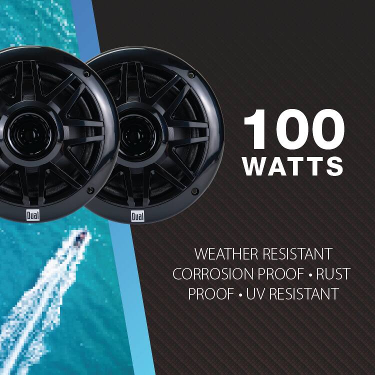 100 WATTS

Dual
Dual

WEATHER RESISTANT
CORROSION PROOF
RUST PROOF
UV RESISTANT