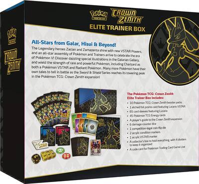 crown zenith booster box best buy Packs and wield the strength of rare and powerful Pokmon Pokemon Crown Zenith Booster Bundle