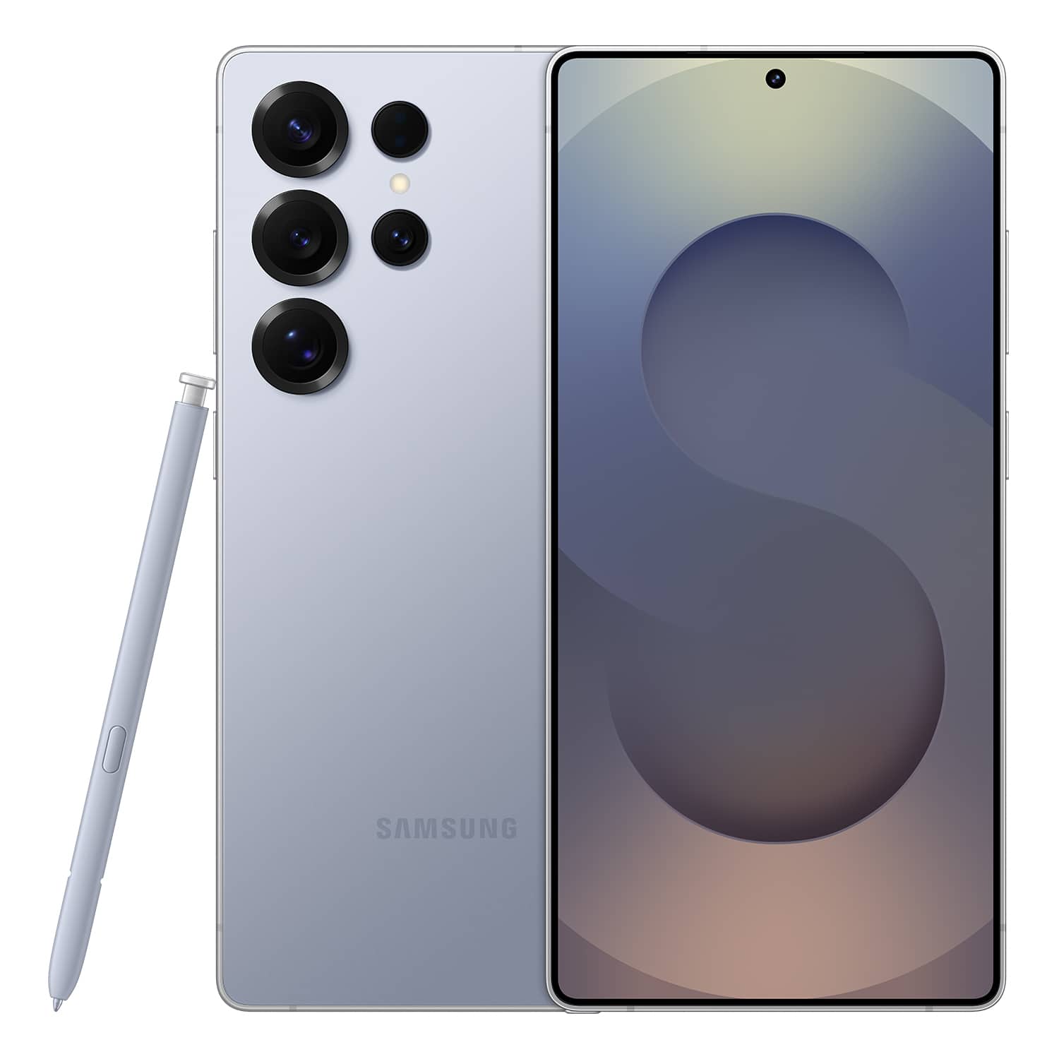 Front. Samsung - Galaxy S25 Ultra 256GB - Titanium Silverblue.