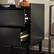 Alt View Zoom 18. Walker Edison - Mid-Century Modern 2-Drawer Gallery-Top Nightstand - Black.