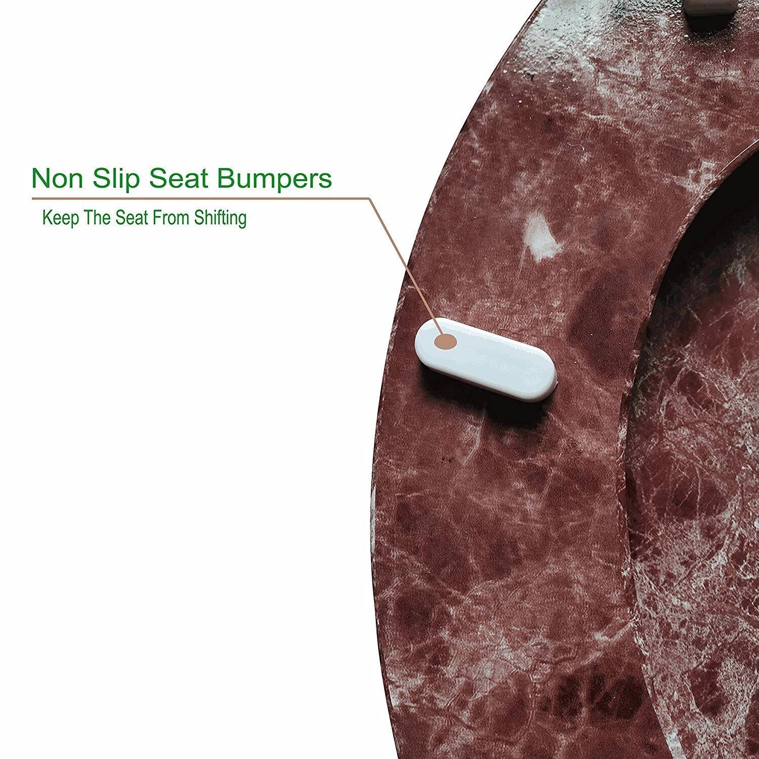 Non Slip Seat Bumpers  
Keep The Seat From Shifting
