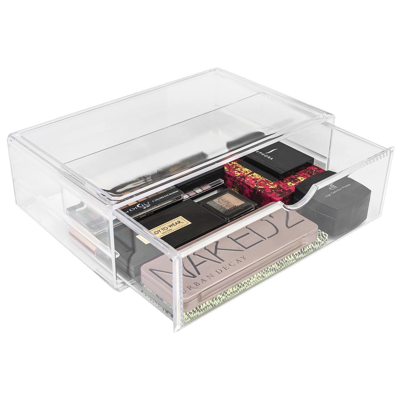 Sorbus - 1 LargeAcrylic Drawers - for Organizing Make up, Nail Polish, Hair Accessories, and Beauty Supplies - Clear price history on PriceWatchPro