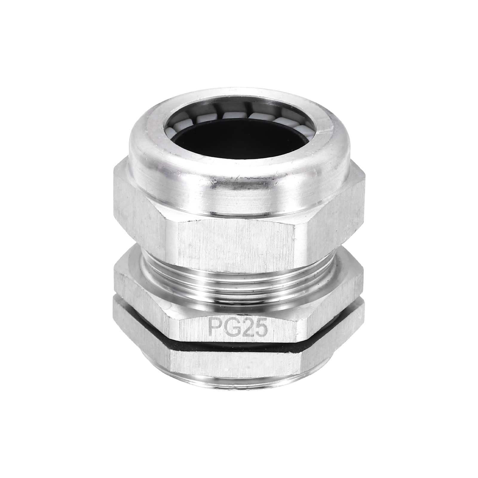 Unique Bargains - PG25 Cable Gland, IP68 Waterproof Strain Relief, 304 Stainless Steel, for 15-22mm Wire, 1pc - Silver price history on PriceWatchPro