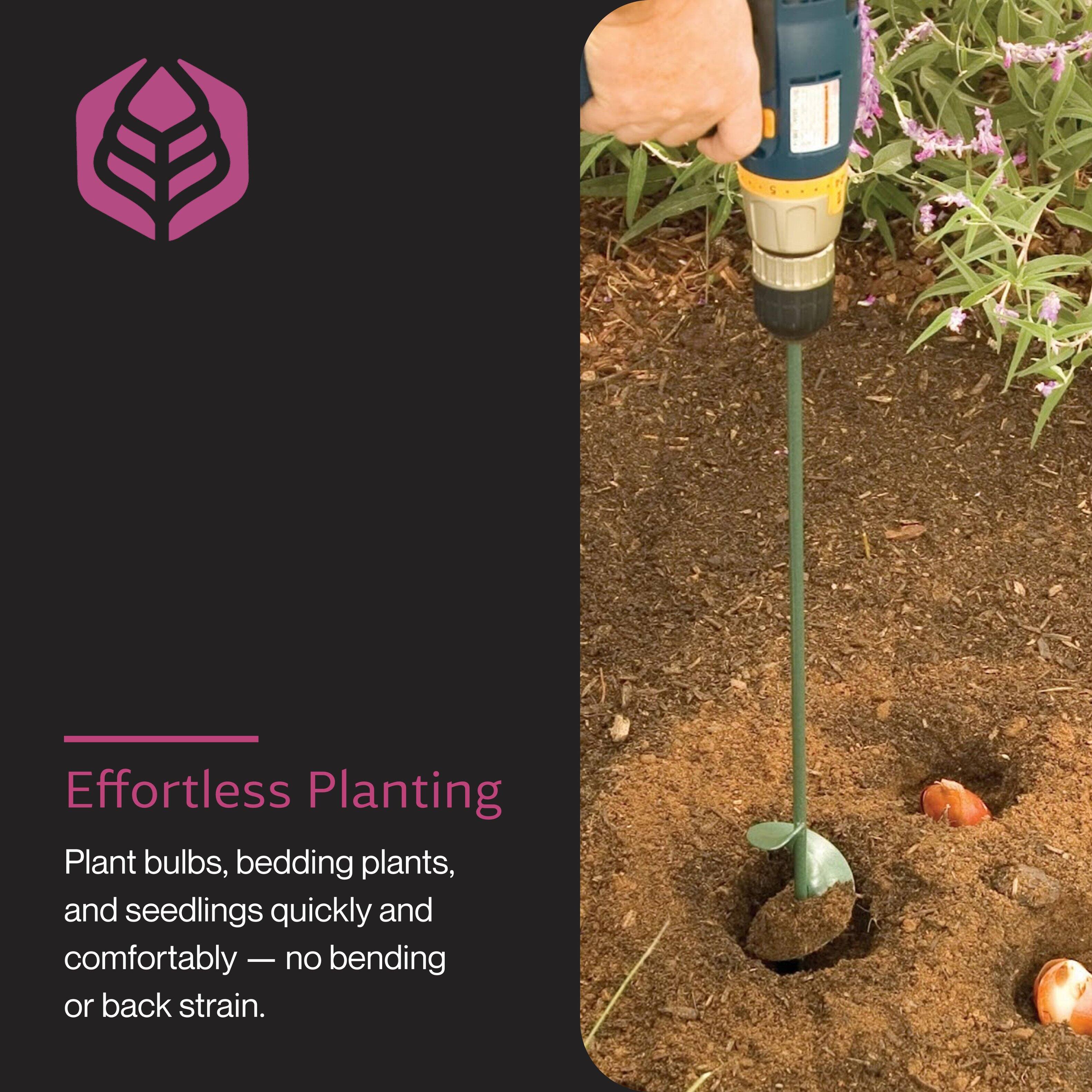 Effortless Planting

Plant bulbs, bedding plants, and seedlings quickly and comfortably — no bending or back strain.