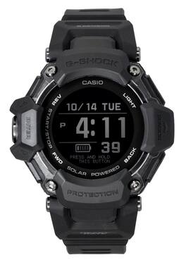 Casio - G-Shock G-Squad Digital Smartphone Link Plastic Strap Solar GBD-H2000-1B 200M Men's Watch - Black
