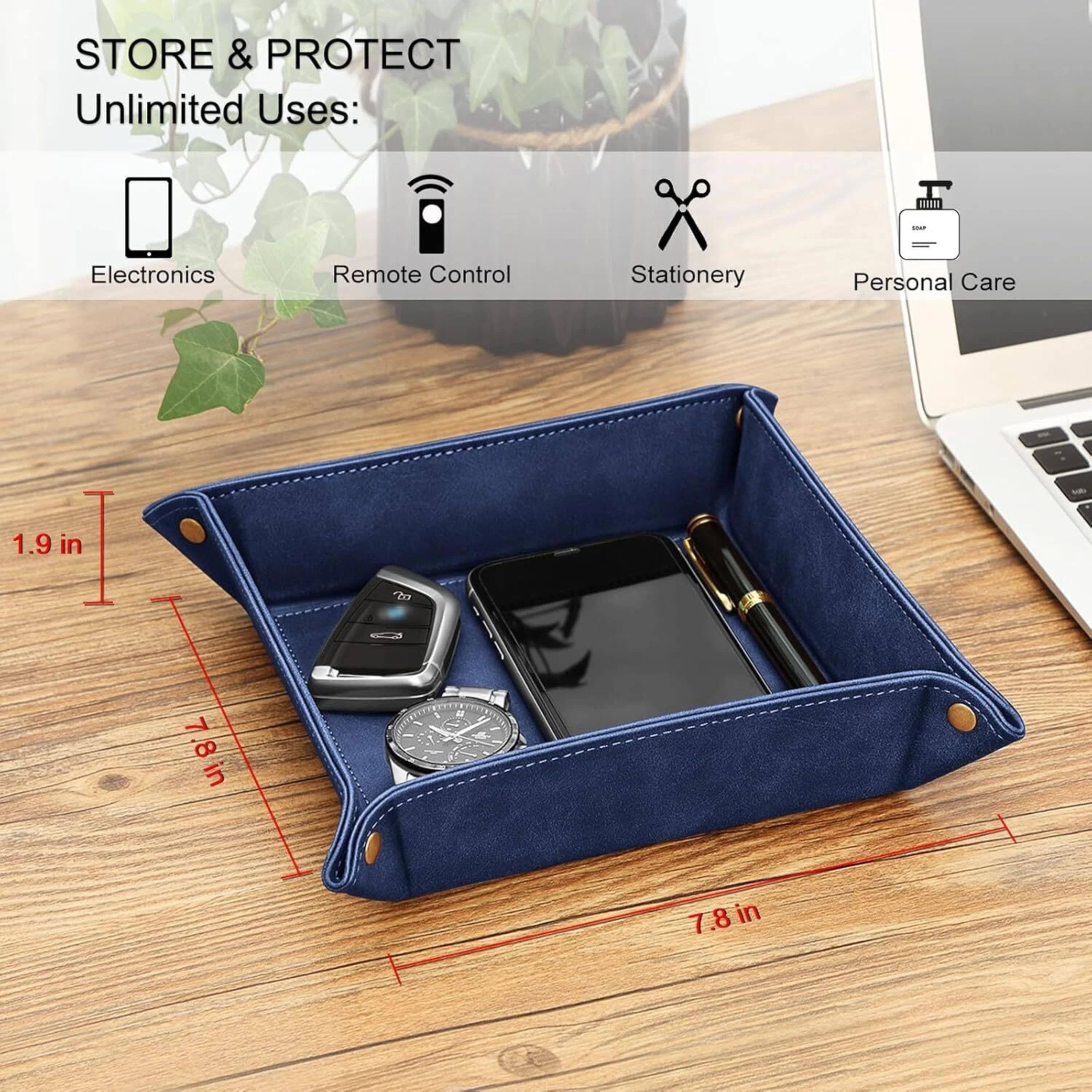 STORE & PROTECT  
Unlimited Uses:  
- Electronics  
- Remote Control  
- Stationery  
- Personal Care  

1.9 in  
7.8 in