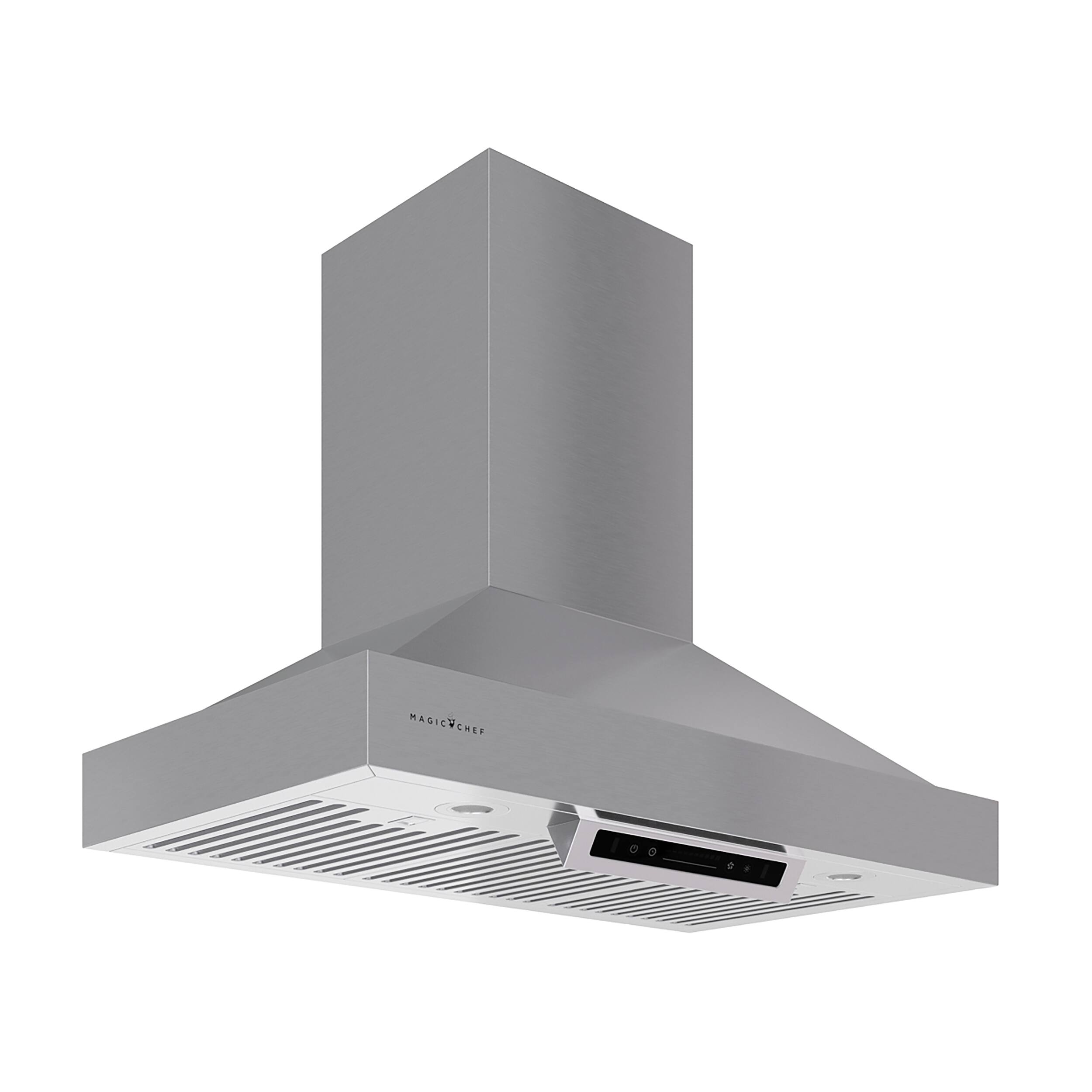 Alt View 4. Magic Chef - 36" Stainless Steel Range Hood - Stainless Steel.