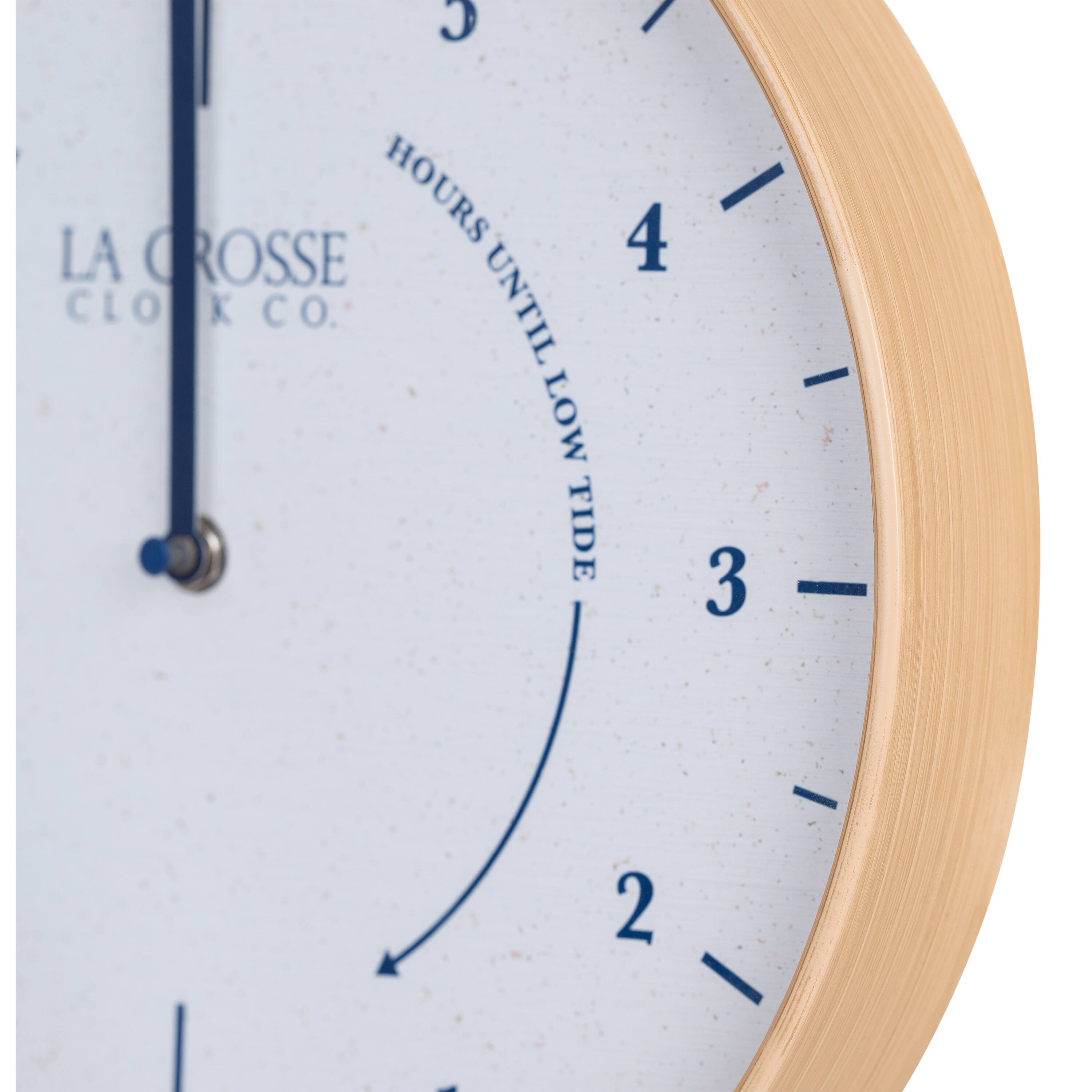 HOURS UNTIL LOW TIDE

LA CROSSE CLOCK CO.