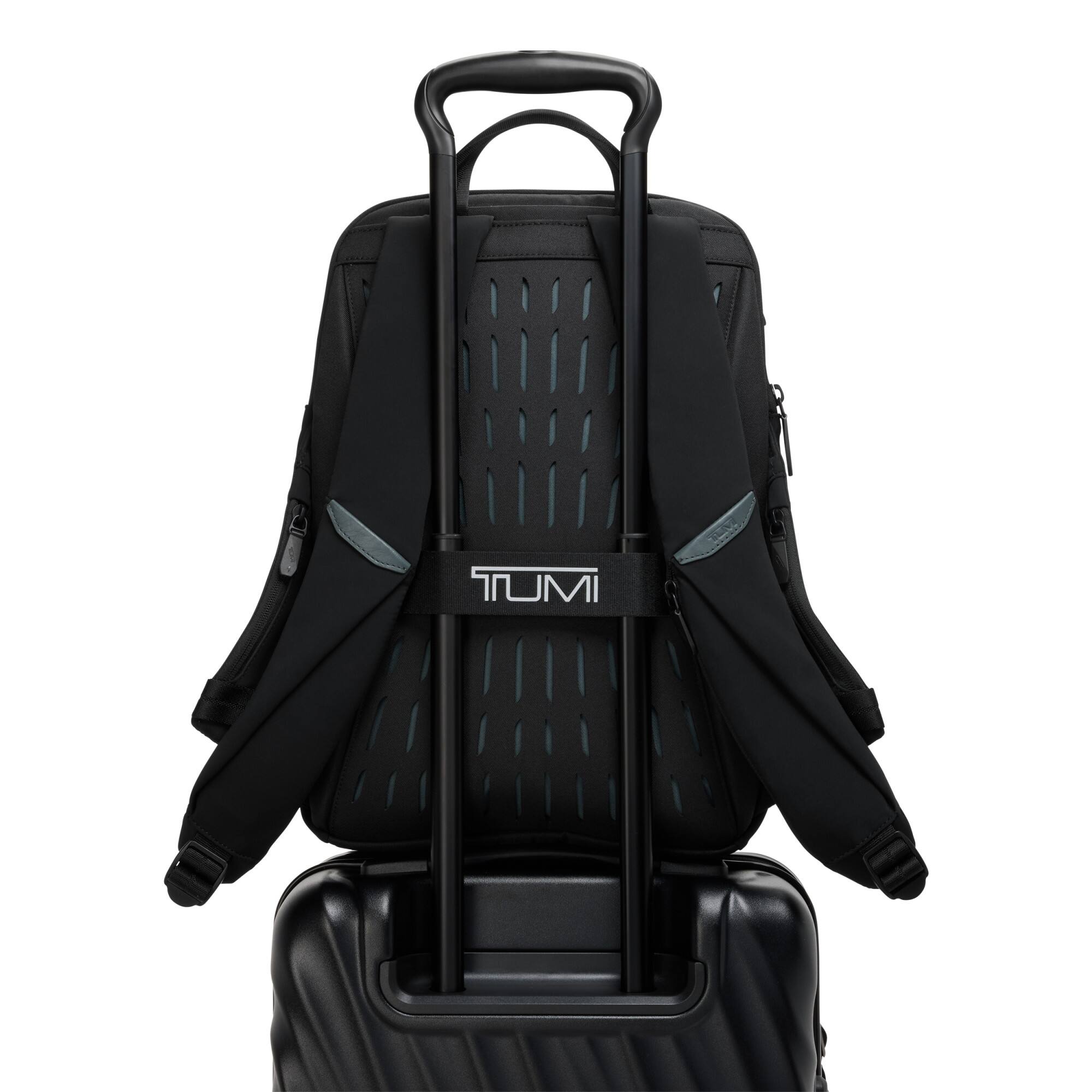 Alt View 1. TUMI - Axis Medium Backpack 20L - Black.