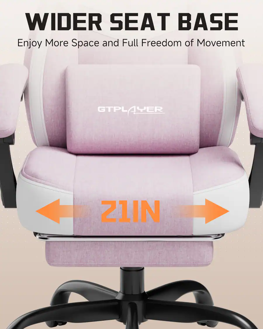 GTPlayer Gaming Chair 360° Swivel Big & Tall Computer Chair with ...