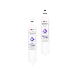 LG - LT600P - 6 Month/300Gal Capacity Replacement Ref Water Filter (White, 2-Pack)