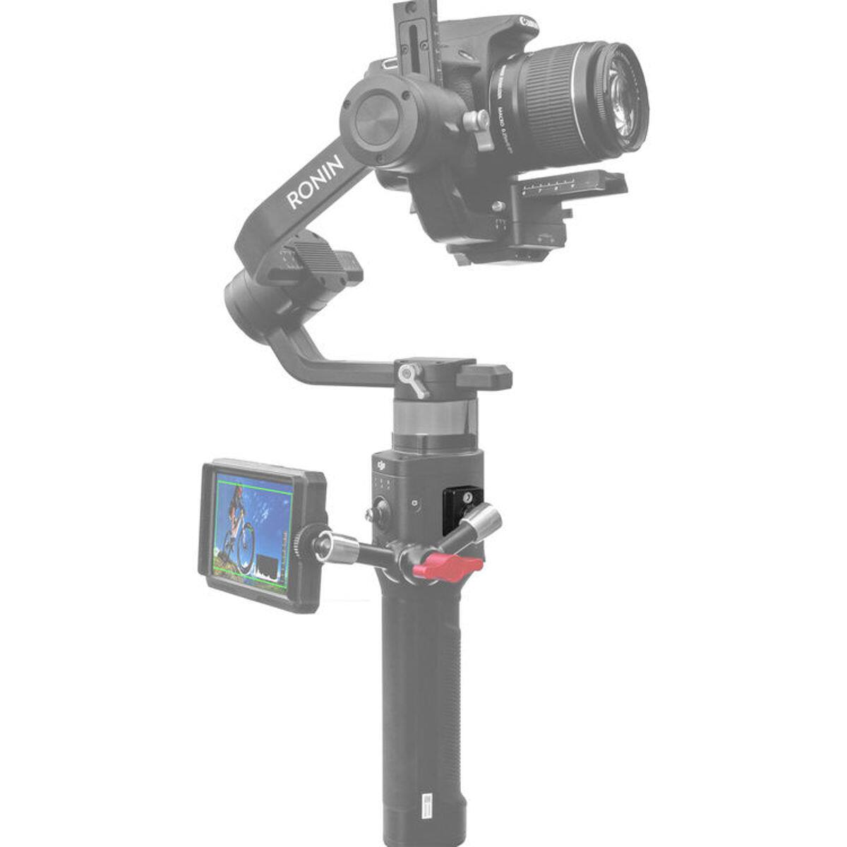 Alt View 1. GyroVu - GyroVu 1/4"-20 Accessory Mount for DJI Ronin-S Gimbal Stabilizer.