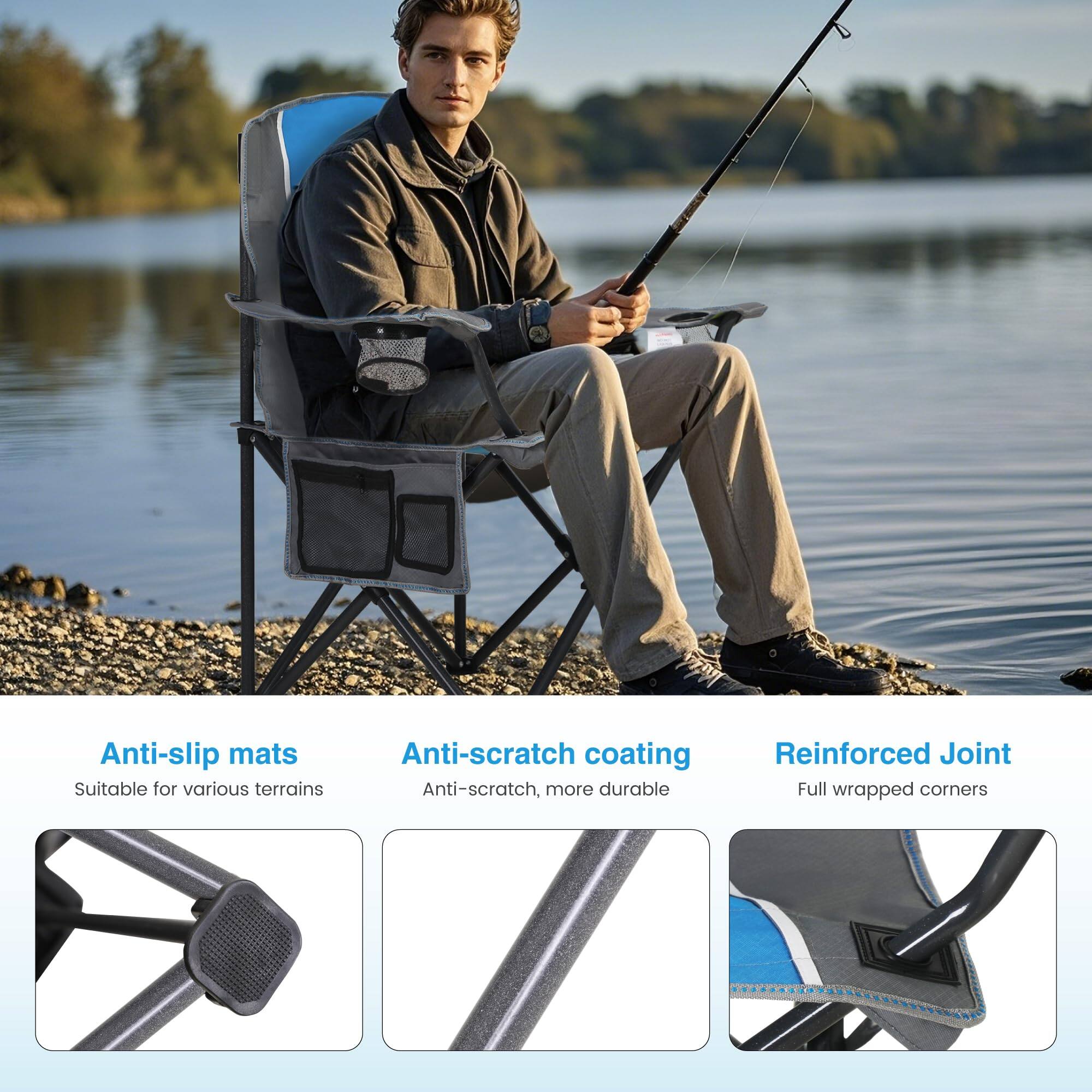 - Anti-slip mats: Suitable for various terrains
- Anti-scratch coating: Anti-scratch, more durable
- Reinforced Joint: Full wrapped corners