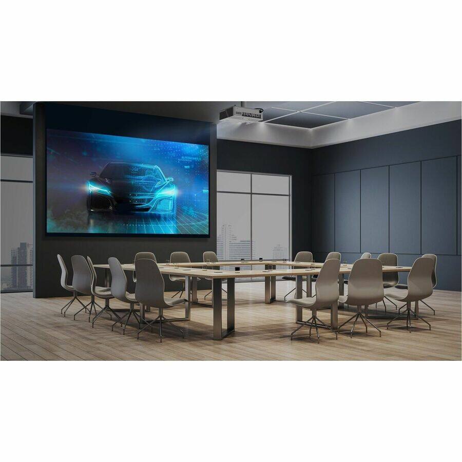 Alt View 1. Optoma - Optoma ZU607T 3D DLP Projector - 16:10 - White - High Dynamic Range (HDR) - Front, Front Ceiling - 30000 Hour Normal - White.