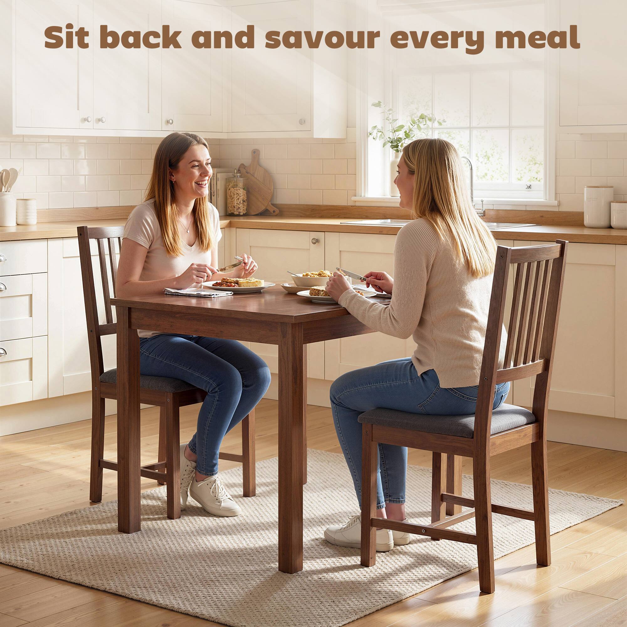 Sit back and savour every meal