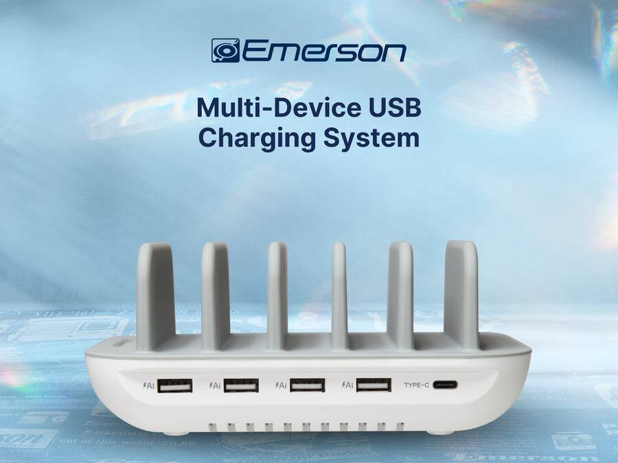 Emerson  
Multi-Device USB Charging System  

Ai Ai Ai Ai  
TYPE-C  

Patto Emero  
R-transistor O72  
our EUus world 20.88 F