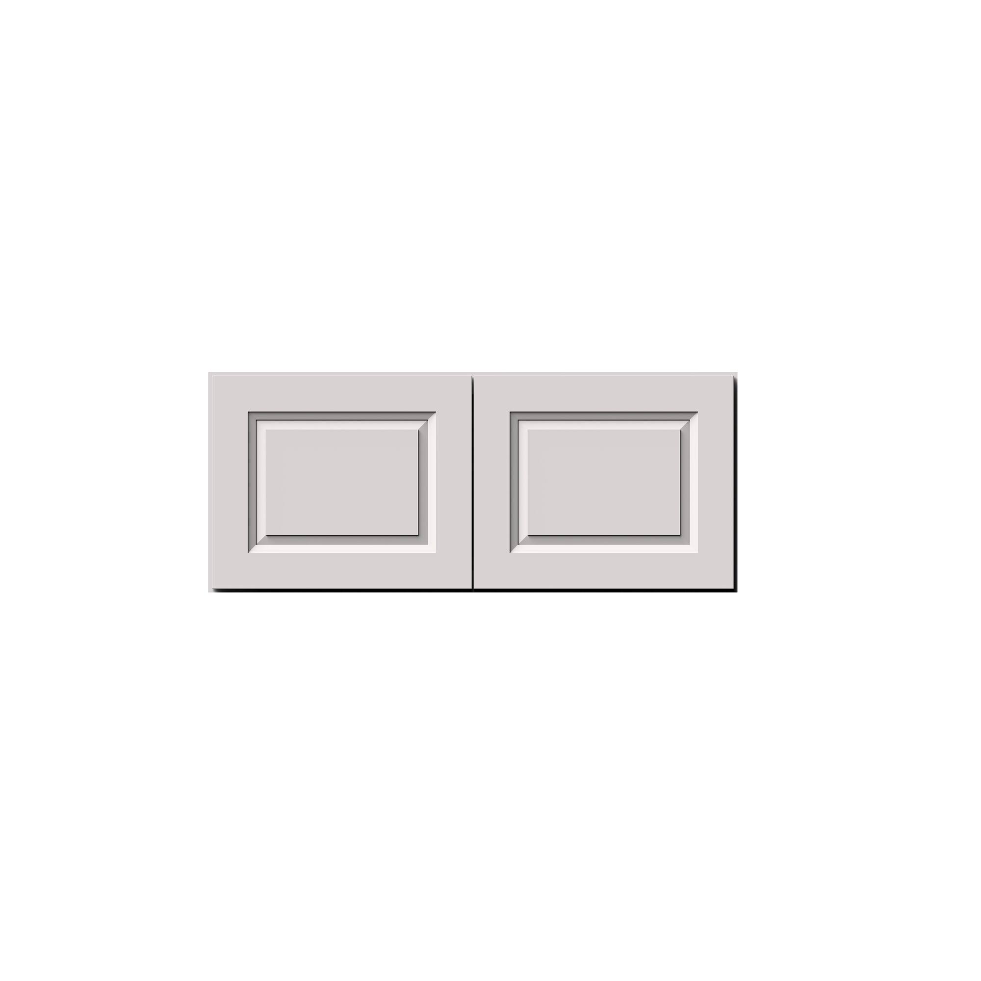 Alt View 1. Boyel Living - 36-in W x 15-in H x 27-in D Shaker Deep Kitchen Wall Cabinet with Soft-Close Doors - Glacier White.