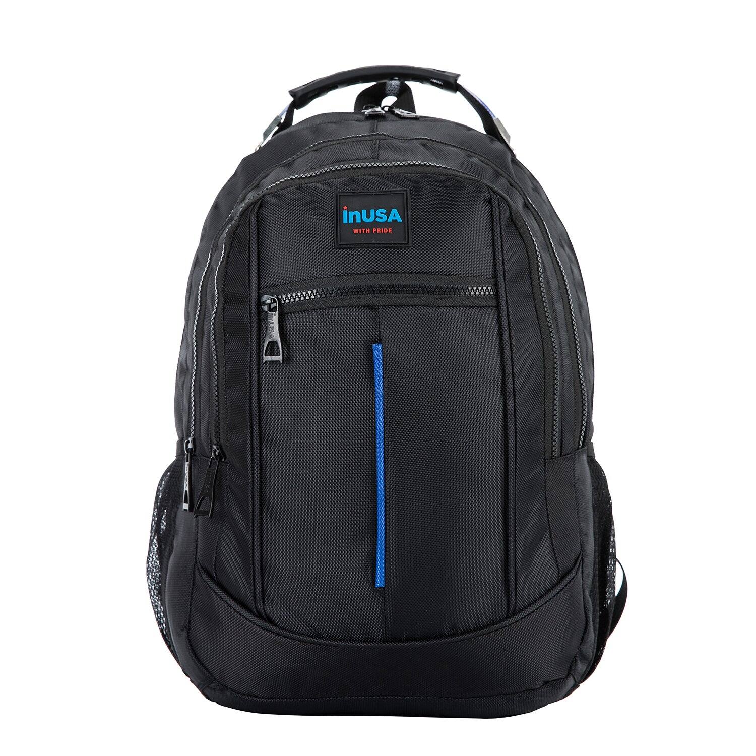 InUSA - ROADSTER Executive Backpack for Laptops up to 15.6''-Inches - Black