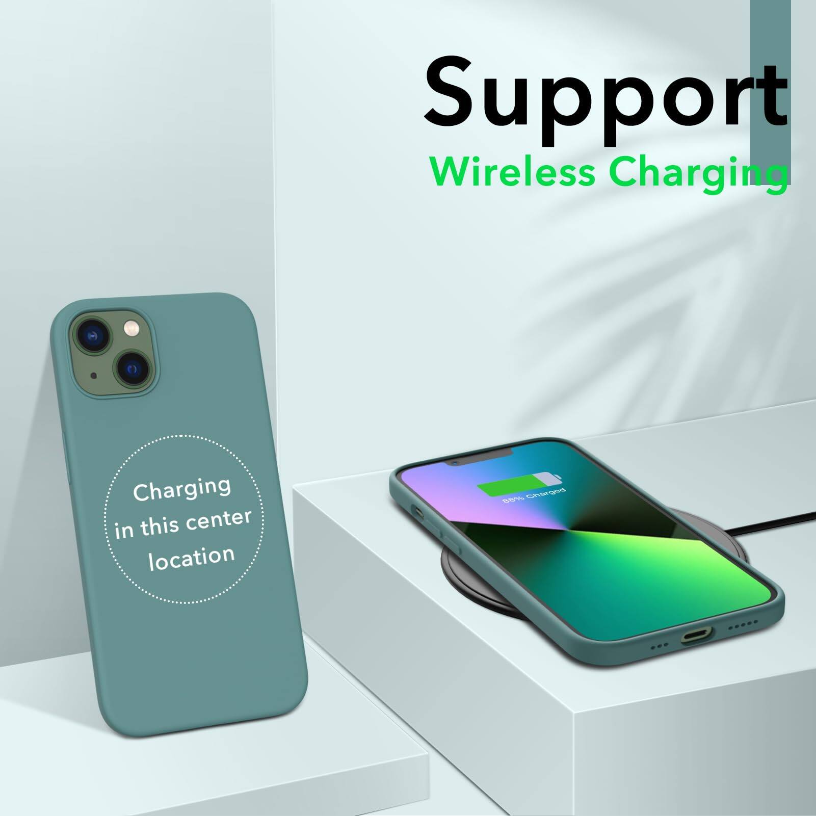 Support Wireless Charging Charging in this center location