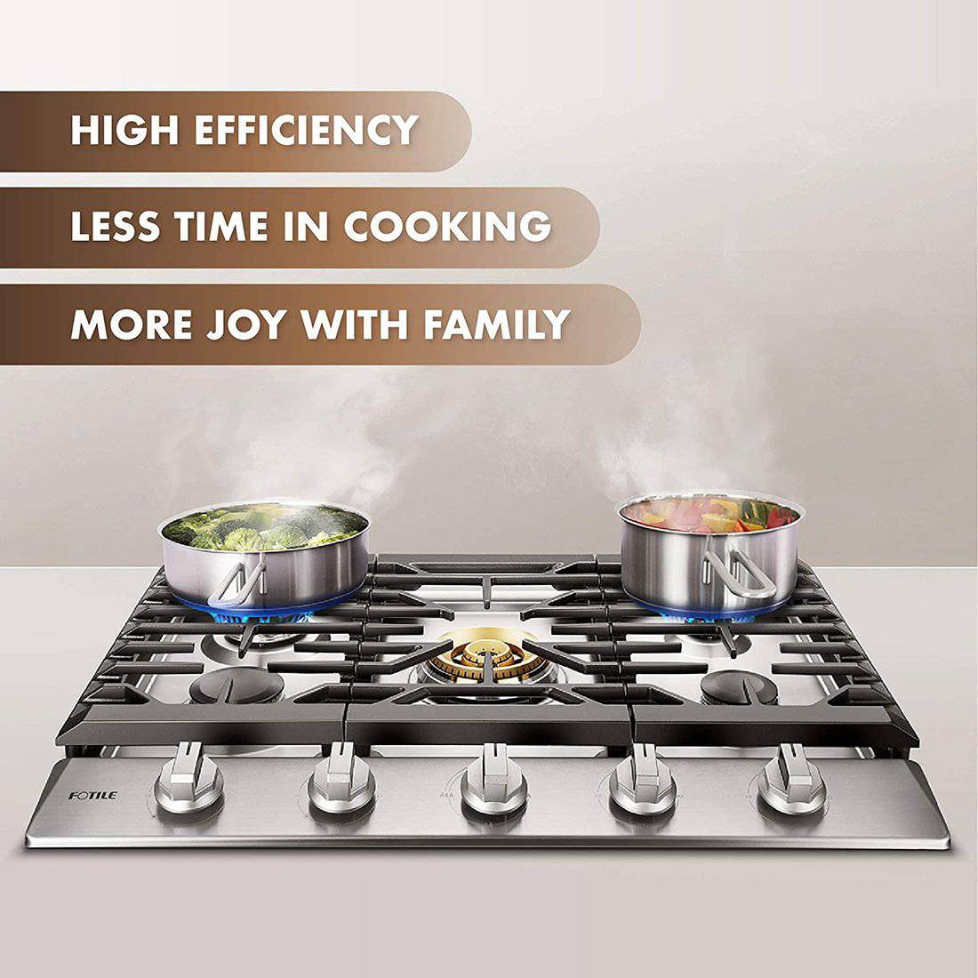 HIGH EFFICIENCY  
LESS TIME IN COOKING  
MORE JOY WITH FAMILY