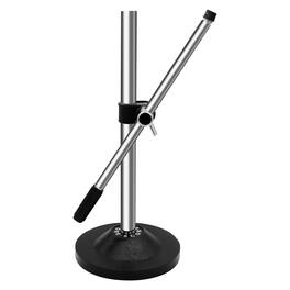 5 CORE - Mic Stand Adjustable Desktop Boom Microphone Stands Round Base Pedestal Para -MS RBS CH IN