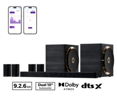 9.2.6 CH Dual 10" Subwoofer Dolby dts X ATMOS