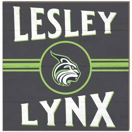 Jardine - Lesley Lynx 10" x 10" Retro Team Sign - Green