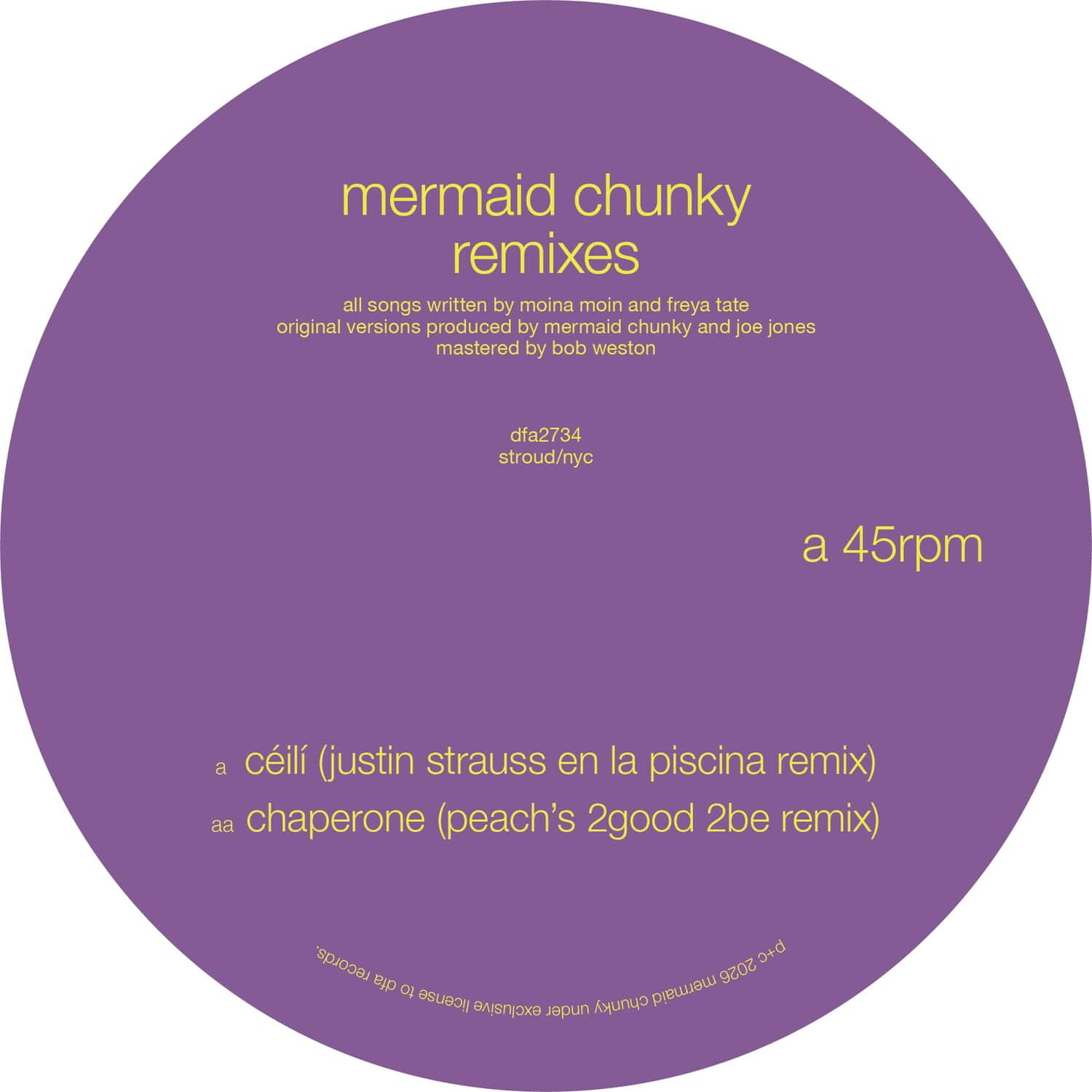 Mermaid Chunky - Remixes   - VINYL LP