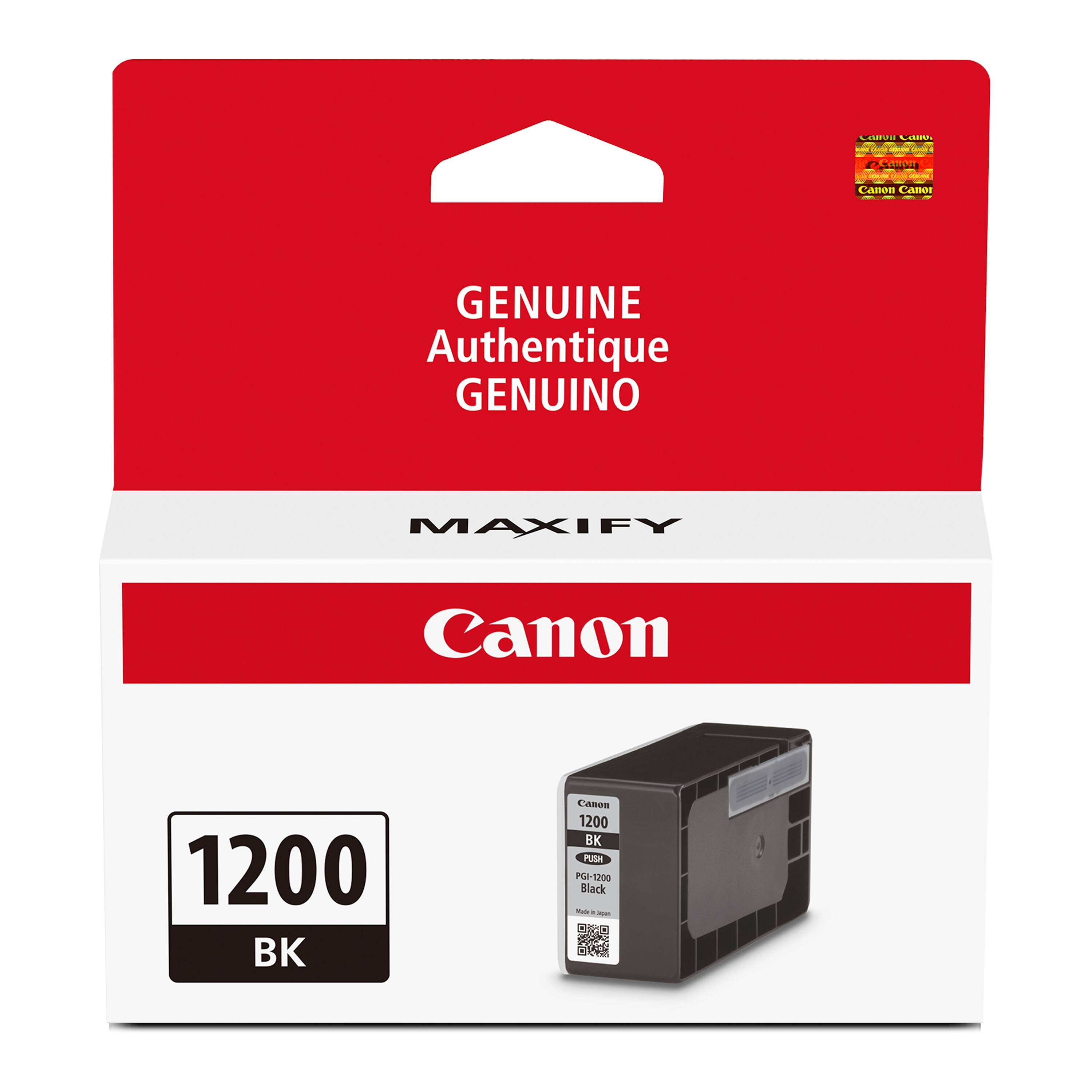 Canon amos GENUINE Authentique GENUINO MAXIFY Canon 1200 BK Canea 1200 BK PUSI P6I-1250 Black