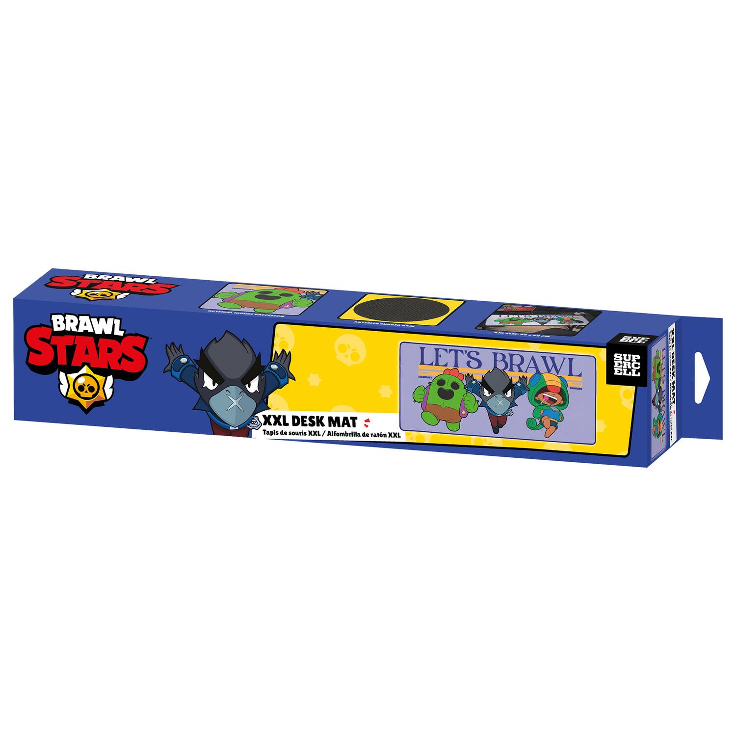 BRAWL STARS  
LET'S BRAWL  
XXL DESK MAT  
Tapis de souris XXL / Alfombra de ratón XXL