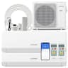 Costway - 18k BTU 2 Zone 7k + 7k BTU Mini Split Air Conditioner 22 SEER2 208-230V Wifi Enabled - White