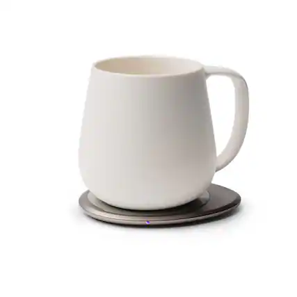 Front. OHOM - OHOM Ui Plus Set Self-Heating Mug White - White.