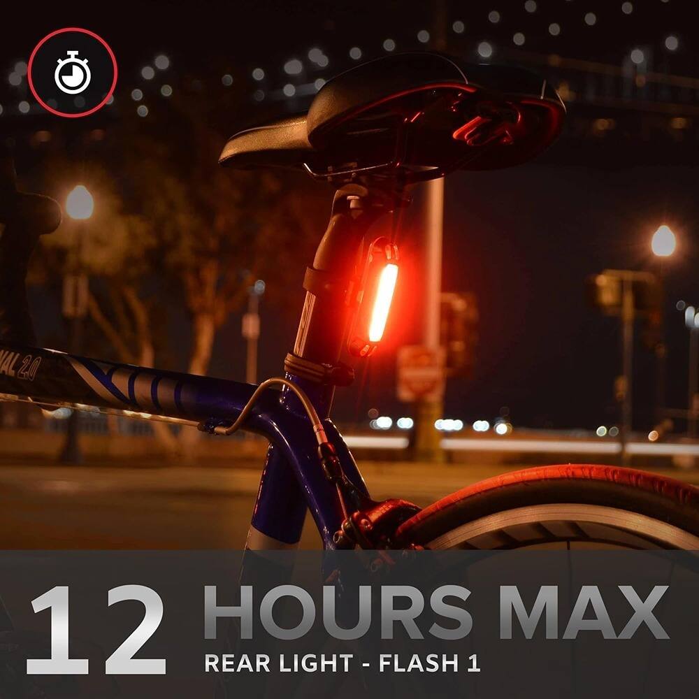 12 HOURS MAX  
REAR LIGHT - FLASH 1