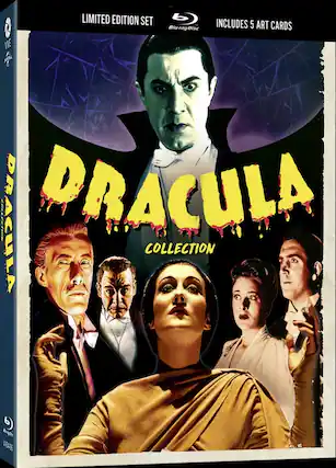 Front. Dracula Film Collection (1931-1945) (Limited Edition with Lenticular Hardcase and Art Cards) - BLU-RAY.