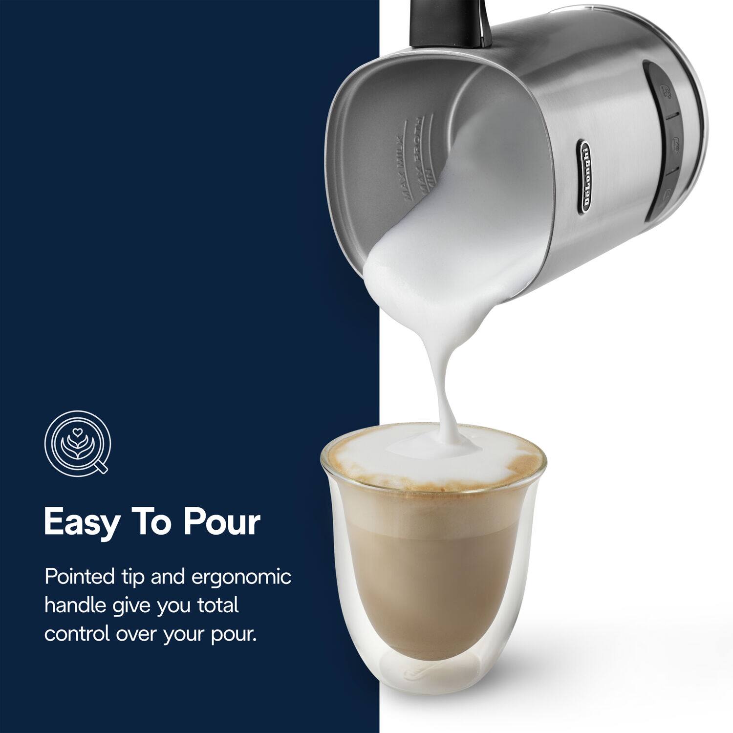 Easy To Pour

Pointed tip and ergonomic handle give you total control over your pour.