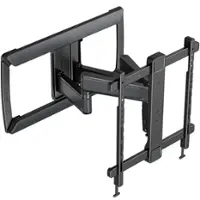 ErgoAV - 39″ to 65″ Full Motion TV Mount - Black - Front_Zoom