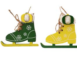 The Memory Company - Oregon Ducks Two-Pack Ice Skate Ornament Set - Multicolor