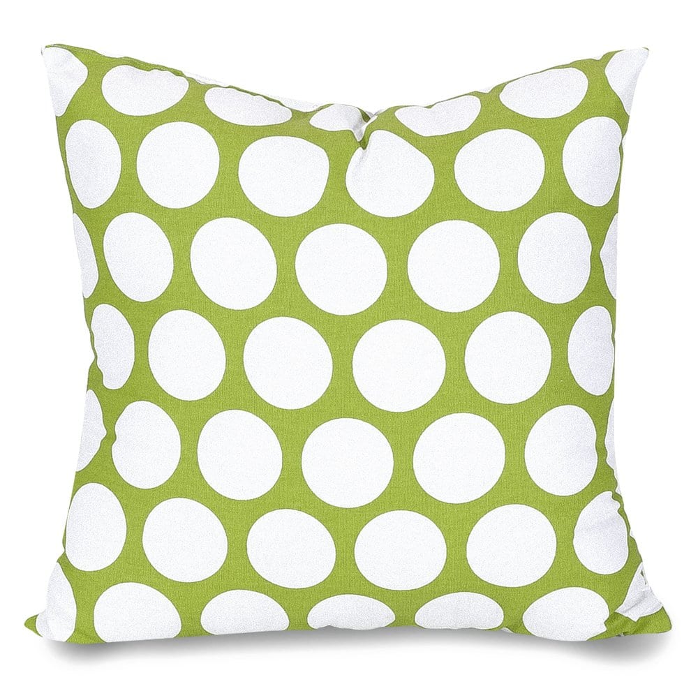 Majestic Home - Pillow 20x20 Polka Dot (Large) Hot - Green