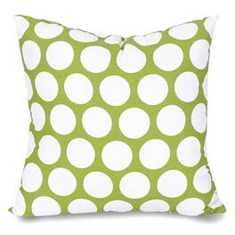 Majestic Home - Pillow 20x20 Polka Dot (Large) Hot - Green