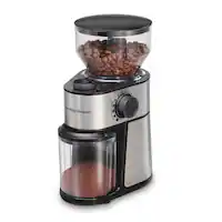 Hamilton Beach - Burr Coffee Grinder - Stainless Steel - Front_Zoom