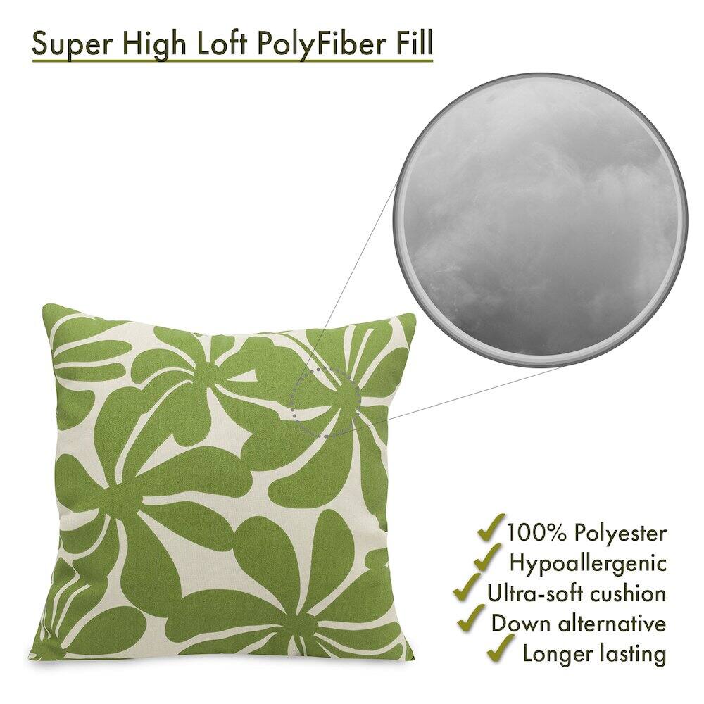 Super High Loft PolyFiber Fill

- 100% Polyester
- Hypoallergenic
- Ultra-soft cushion
- Down alternative
- Longer lasting