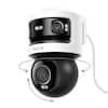 Front. Reolink - OMVI P931 Wired PoE 4K+ 10MP Triple Lens Panorama and Pan Tilt Security Camera Outdoor, Auto-Tracking, AI Smart Search - White.