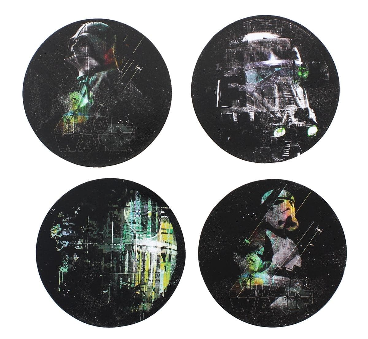 Star Wars - Rogue One 4-Piece Coaster Set - Black