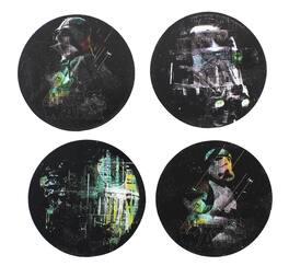 Star Wars - Rogue One 4-Piece Coaster Set - Black