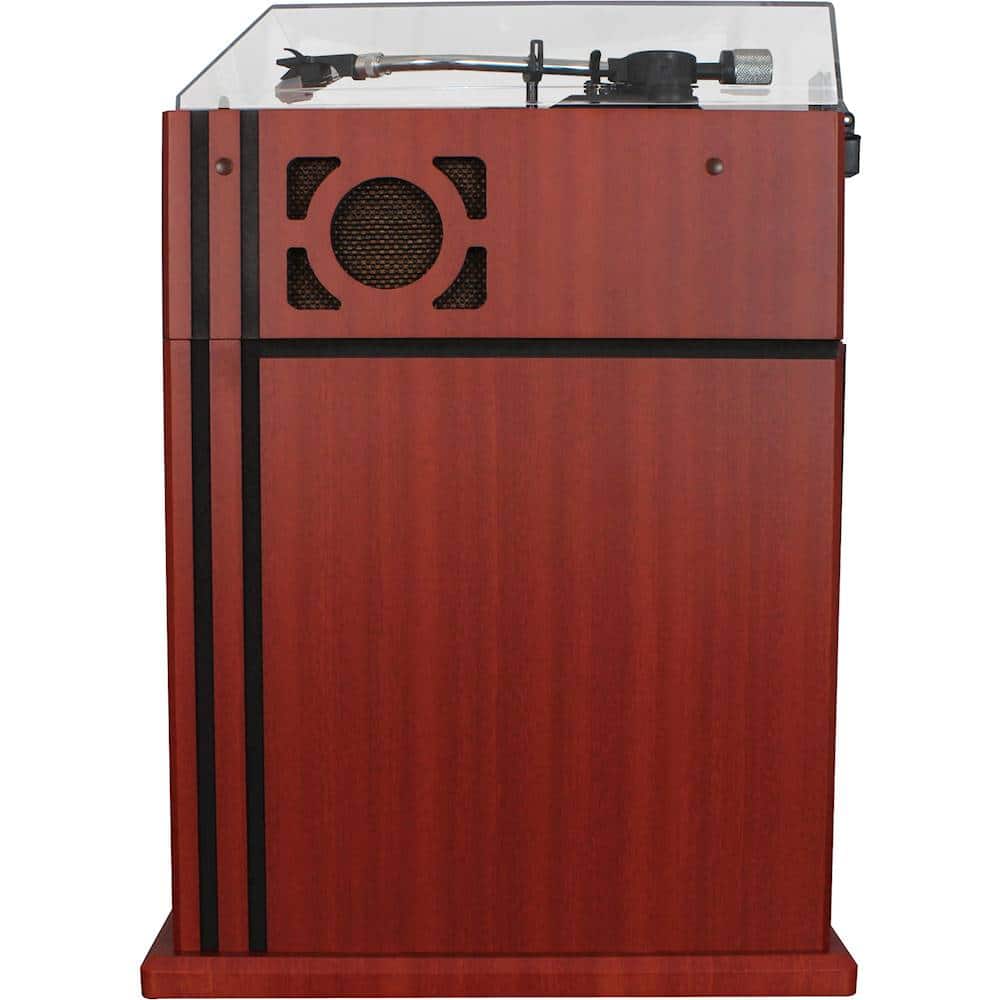 Alt View 11. Spectra - SB6059 Bluetooth Stereo Turntable with Storage - Brown.