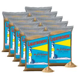 U.S. Silica - US Silica 10 Pack Lighthouse Comfortable Play Sand for Sand Tables, Beige, 50 Lb