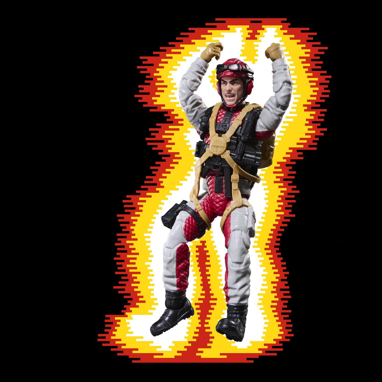 Alt View 1. Hasbro - Hasbro Collectibles - G.I. Joe - Classified Series - Retro Cardback David “Crazylegs” Thomas Action - COLLECTIBLES - Multicolor.