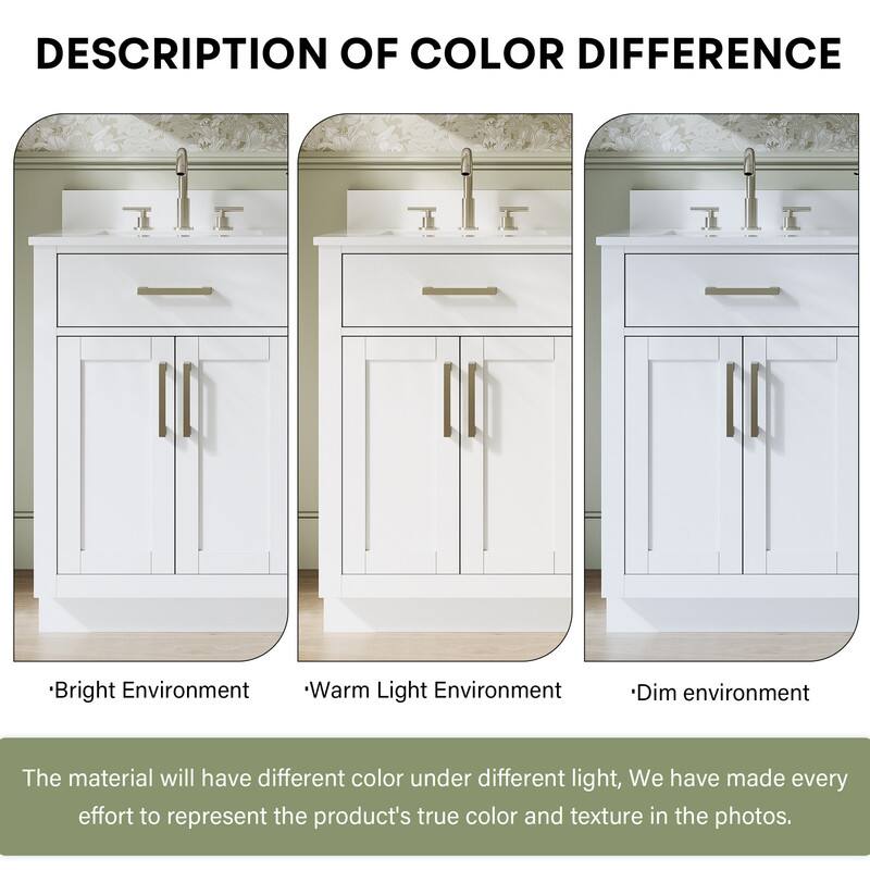 DESCRIPTION OF COLOR DIFFERENCE

Bright Environment * Warm Light Environment * Dim environment

The material will have different color under different light, We have made every effort to represent the product's true color and texture in the photos.